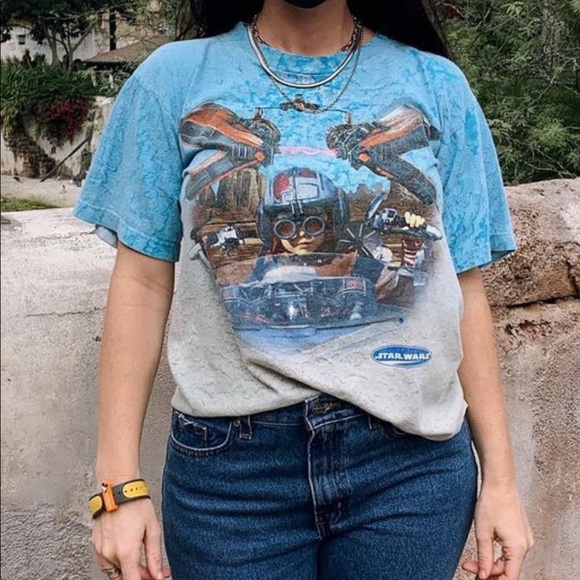 ISO LIQUID BLUE STAR WARS VINTAGE SHIRTS - Picture 3 of 6